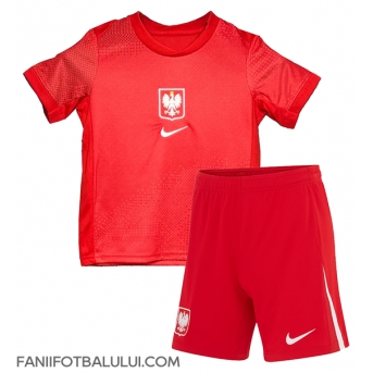 Polonia Echipament de Fotbal Replică European 2024 Copii Deplasare (+ Șorturi)